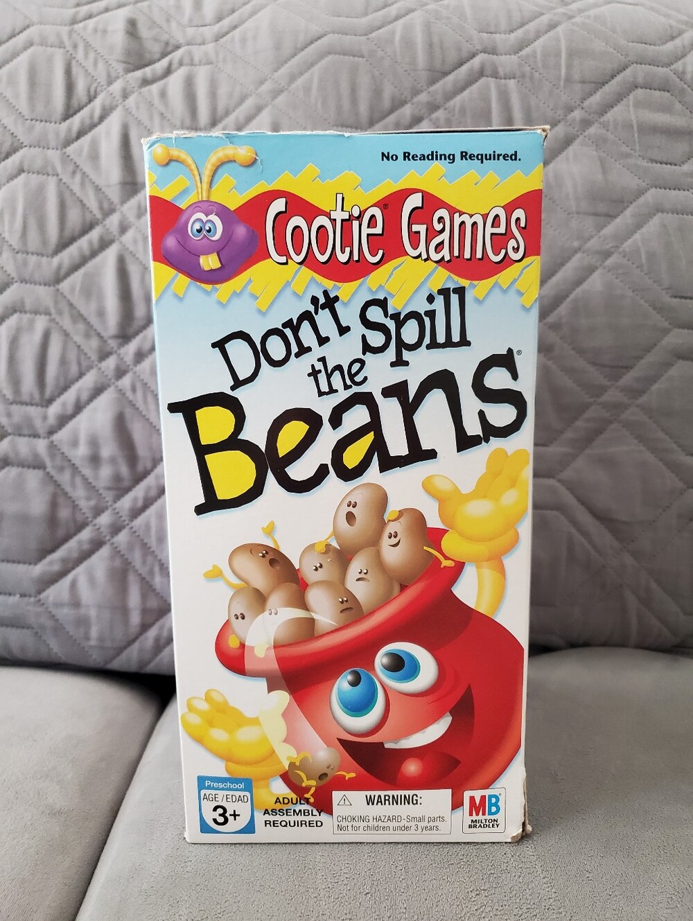 Don't spill the beans kids balance game
